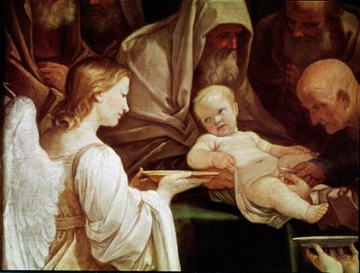 A körülmetélés, részlet (festmény alkotó: Guido Reni