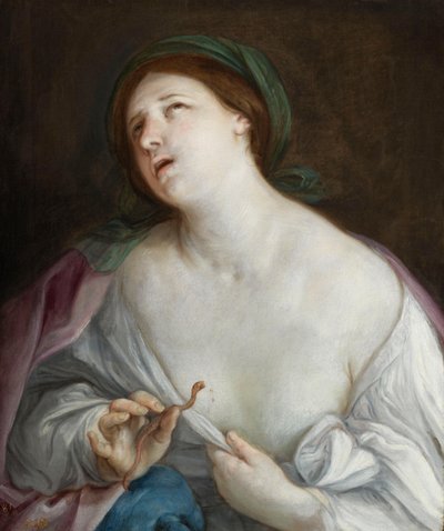 Kleopátra öngyilkossága alkotó: Guido Reni