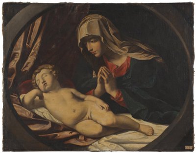 A Szűz és az alvó gyermek alkotó: Guido Reni