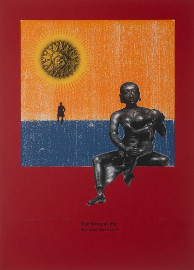 A gyermekről és a házasságról, Így szólt Zarathustra, 2024 (fametszet és szitanyomat) alkotó: Guilherme Pontes