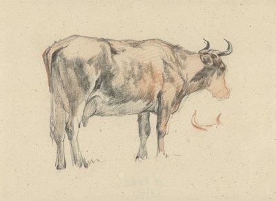 Álló tehén, jobbra alkotó: Guillaume Anne van der Brugghen