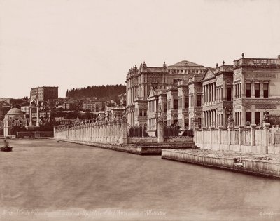 Dolmabahçe palota és német nagykövetség alkotó: Guillaume Berggren