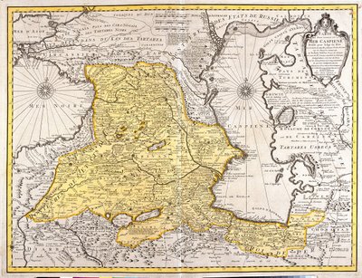 Grúzia, Örményország, Azerbajdzsán, Kelet-Törökország, Észak-Irán alkotó: Guillaume Delisle