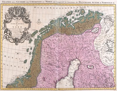Észak-Norvégia, Svédország, Finnország alkotó: Guillaume Delisle