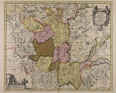 Burgundia hercegség Bresse megye Buge Valromey és Gex amp;c országának kormánya. alkotó: Guillaume Sanson