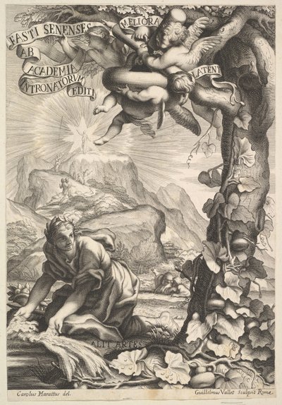 Fasti Senenese frontképe, 1645-1704. alkotó: Guillaume Vallet