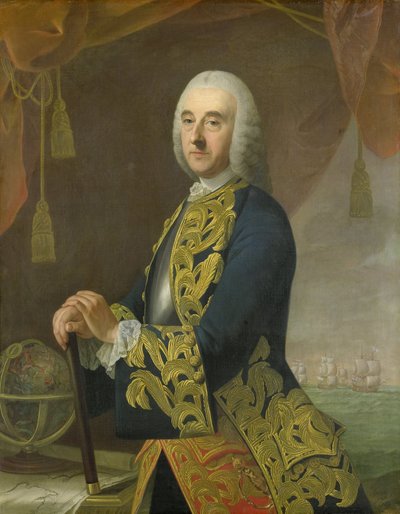 Hendrik Lijnslager ellentengernagy portréja alkotó: Guillaume de Spinny