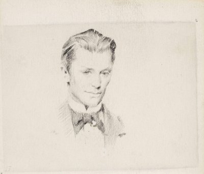 Fiatal férfi portréja alkotó: Gunnar Berndtson
