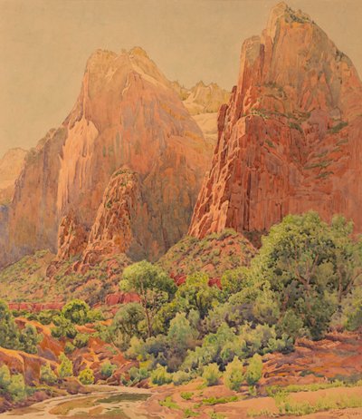A pátriárkák, Sion Nemzeti Park, 1924. alkotó: Gunnar Widforss