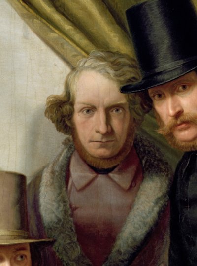 A Hamburgi Művészklub tagjai, 1840 (145522 részlet) alkotó: Gunther Gensler