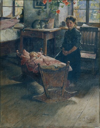 a bölcsőnél alkotó: Gustav Adolf Hessl