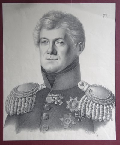 Dmitrij Vlagyimirovics Golicin herceg portréja 1771-1844, 1820-as évek alkotó: Gustav Adolf Hippius