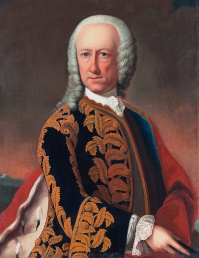 Wilhelm hessen-philippsthal-barchfeldi tartománygróf portréja (1692 - 1761) alkotó: Gustav Altmöller