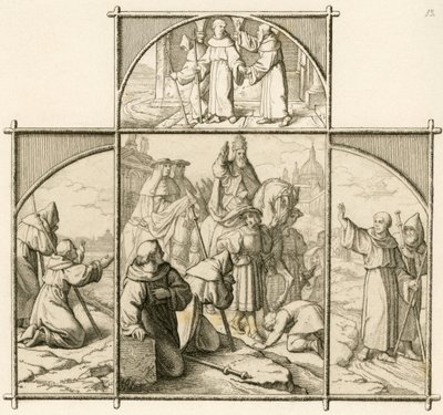 Luther Márton utazása Rómába 1510. Boldog volt, hogy láthatta Rómát, de elborzadt a nagyszerűségtől és a romlottságtól alkotó: Gustav Ferdinand Leopold Konig