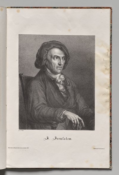 Németország híres szerzői: Johann Friedrich Wilhelm Jeruzsálem portréja alkotó: Gustav Karl Friedrich Luderitz