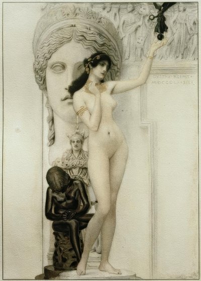 A szobrászat allegóriája alkotó: Gustav Klimt