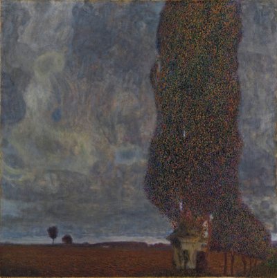 „Közeledő zivatar” (A nagy nyárfa II) alkotó: Gustav Klimt