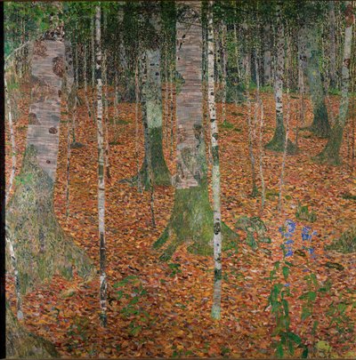 Nyírfa erdő alkotó: Gustav Klimt
