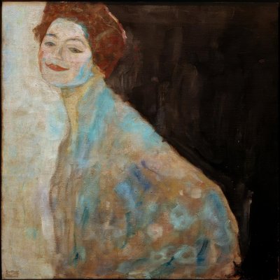 Fehér ruhás hölgy portréja alkotó: Gustav Klimt