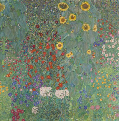 Farm kert napraforgókkal alkotó: Gustav Klimt