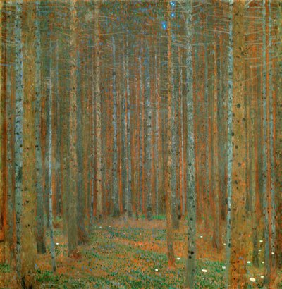 Fenyőerdő I alkotó: Gustav Klimt