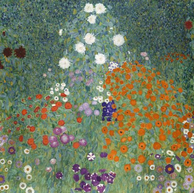 Virágoskert, 1905-07 alkotó: Gustav Klimt