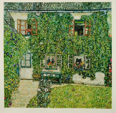 Erdészeti ház Weissenbachban az Attersee-tónál alkotó: Gustav Klimt