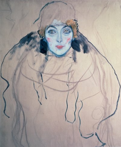 Egy nő feje, 1917 alkotó: Gustav Klimt