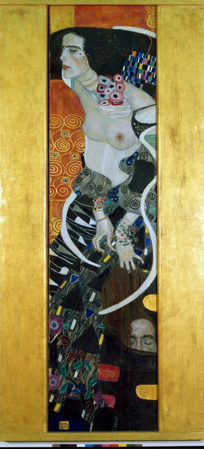II. Judit (Salomé), Holoferne fejével alkotó: Gustav Klimt