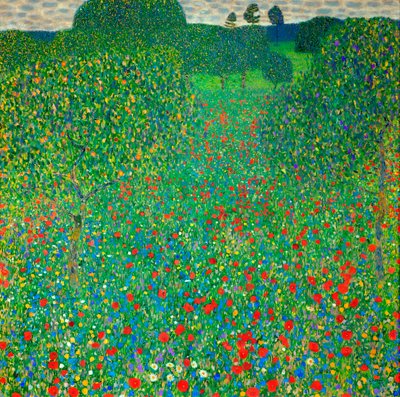 Mákmező, 1907 alkotó: Gustav Klimt