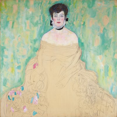 Amalie Zuckerkandl portréja, 1916-1918. alkotó: Gustav Klimt