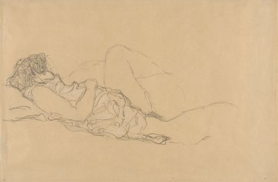 Alvó Nő alkotó: Gustav Klimt