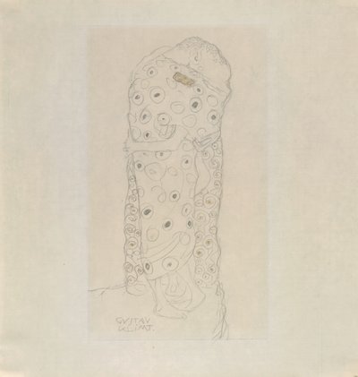 Álló szerelmespár, 1907-1908. alkotó: Gustav Klimt