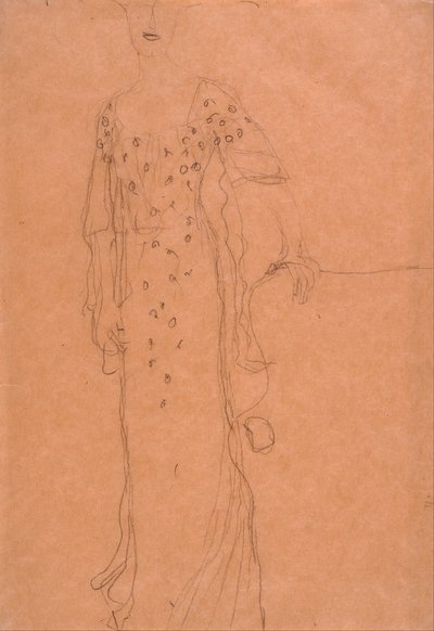 Tanulmány Adele Bloch-Bauer portréjához I. alkotó: Gustav Klimt