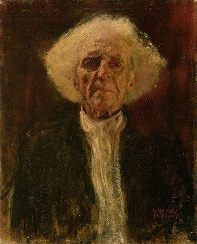 Tanulmány a vak ember fejéről alkotó: Gustav Klimt