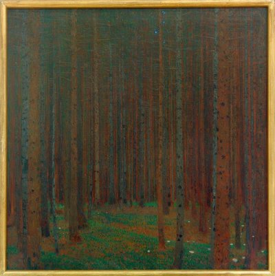Fenyőerdő I alkotó: Gustav Klimt