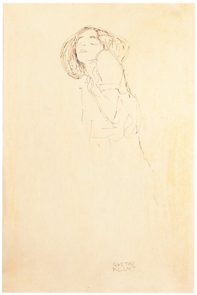 Nő balról alkotó: Gustav Klimt