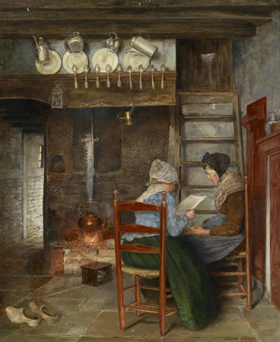 Interieurszene alkotó: Gustav Köhler