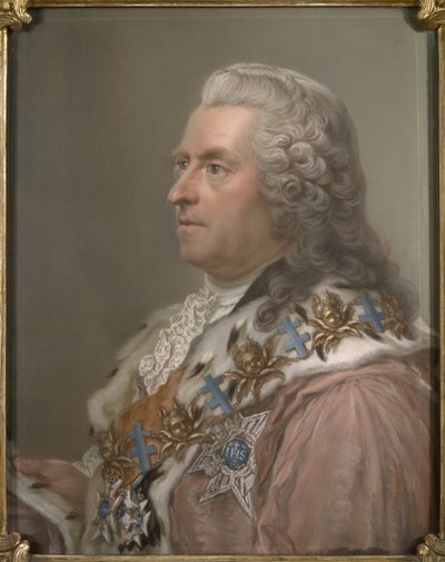 Carl Gustaf Tessin gróf (1695-1770) portréja, Lundberg, Gustaf (1695-1786). Pasztell papíron alkotó: Gustav Lundberg