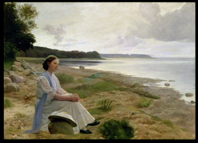 On The Beach (olaj, vászon) alkotó: Gustav Vermehren