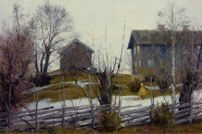 Tavaszi olvadás alkotó: Gustav Wentzel