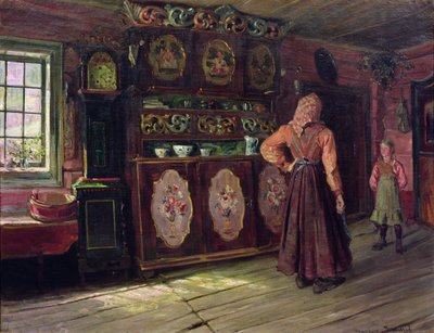 Az előadás (olaj, vászon) alkotó: Gustav Wentzel