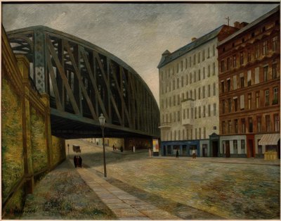 Híd az Ackerstraße Berlin North-on alkotó: Gustav Wunderwald