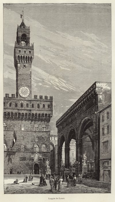 Loggia dei Lanzi alkotó: Gustave Bauernfeind