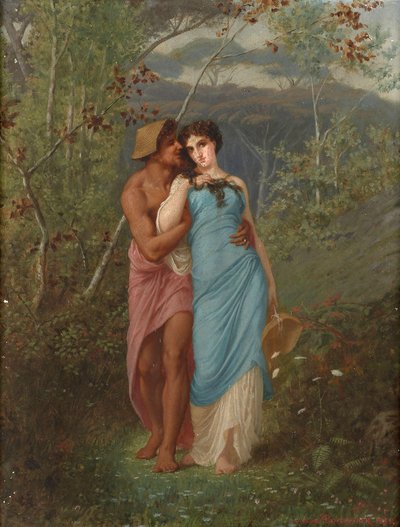 Galatea és a pásztor Acis alkotó: Gustave Boulanger