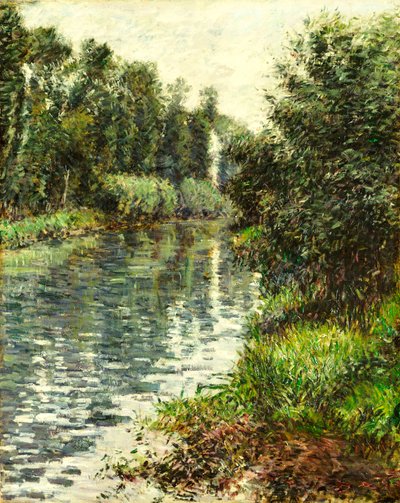 A Szajna kis ága, Argenteuil, 1888-90 alkotó: Gustave Caillebotte