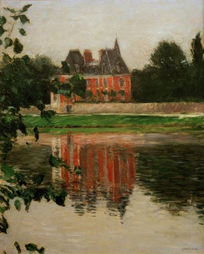 Kastély a Szajna partján, Argenteuil alkotó: Gustave Caillebotte