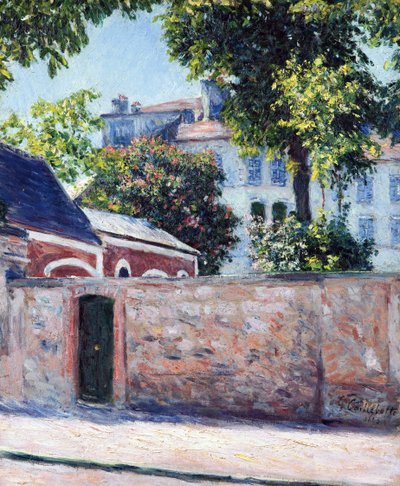 Házak Argenteuilban – Gustave Caillebotte (1848-1894) festménye alkotó: Gustave Caillebotte