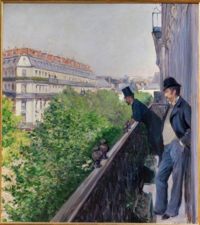 Erkély, Boulevard Haussmann alkotó: Gustave Caillebotte
