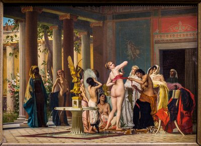 A fürdő után alkotó: Gustave Clarence Rodolphe Boulanger